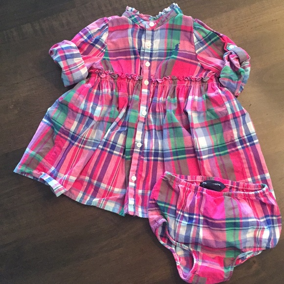 Ralph Lauren Other - Ralph Lauren plaid tunic / dress, size 9M